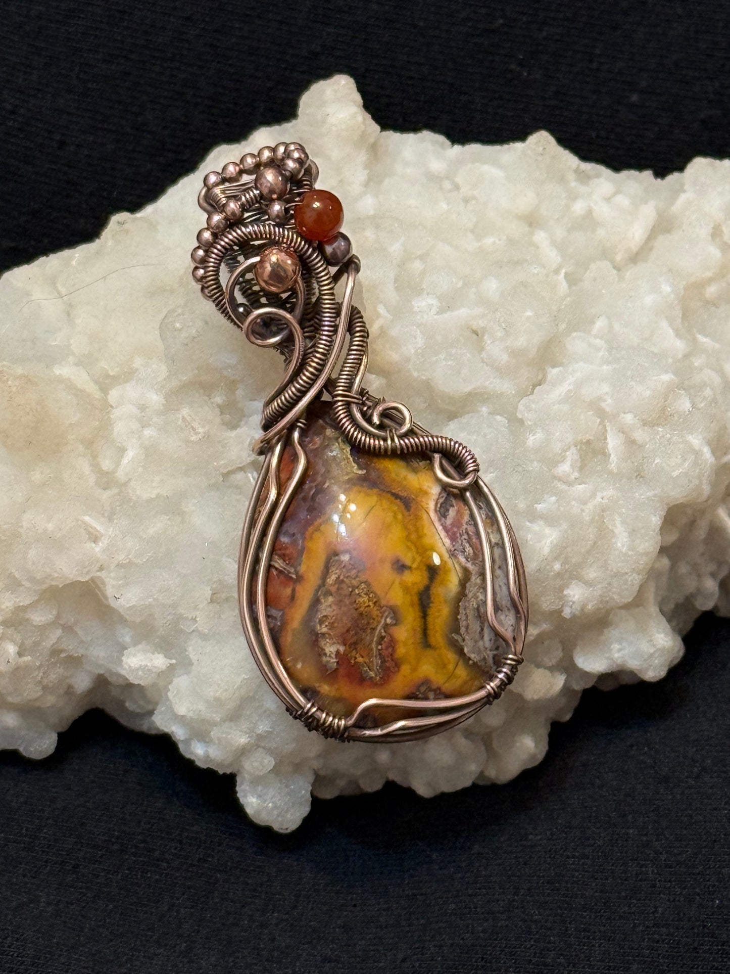 Camp Verde Fire Moss Agate