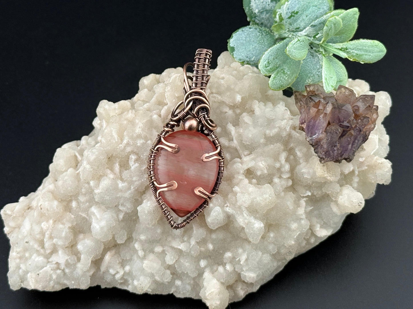 Strawberry Quartz Pendant