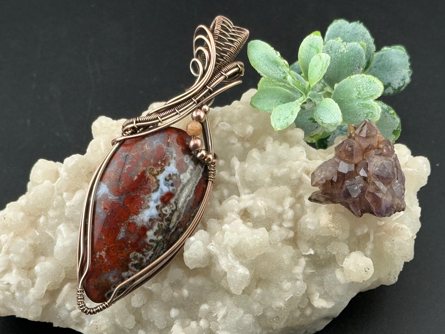 Camp Verde Moss Agate Pendant