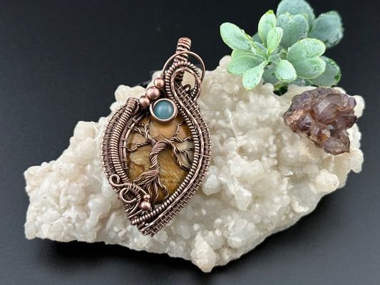 Picture Jasper Pendant