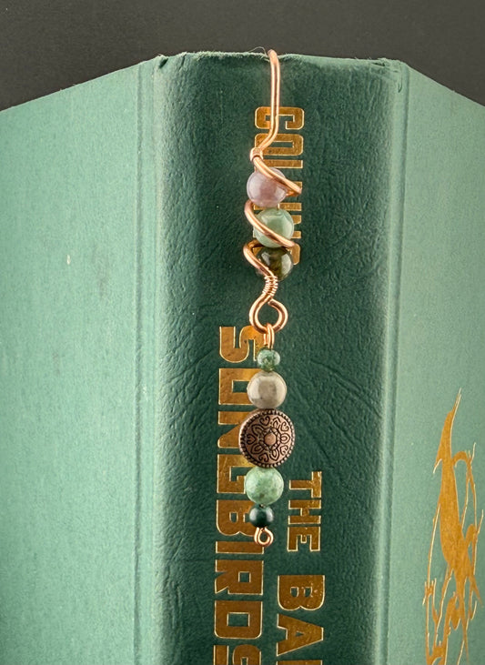 Spiral Copper Bookmark