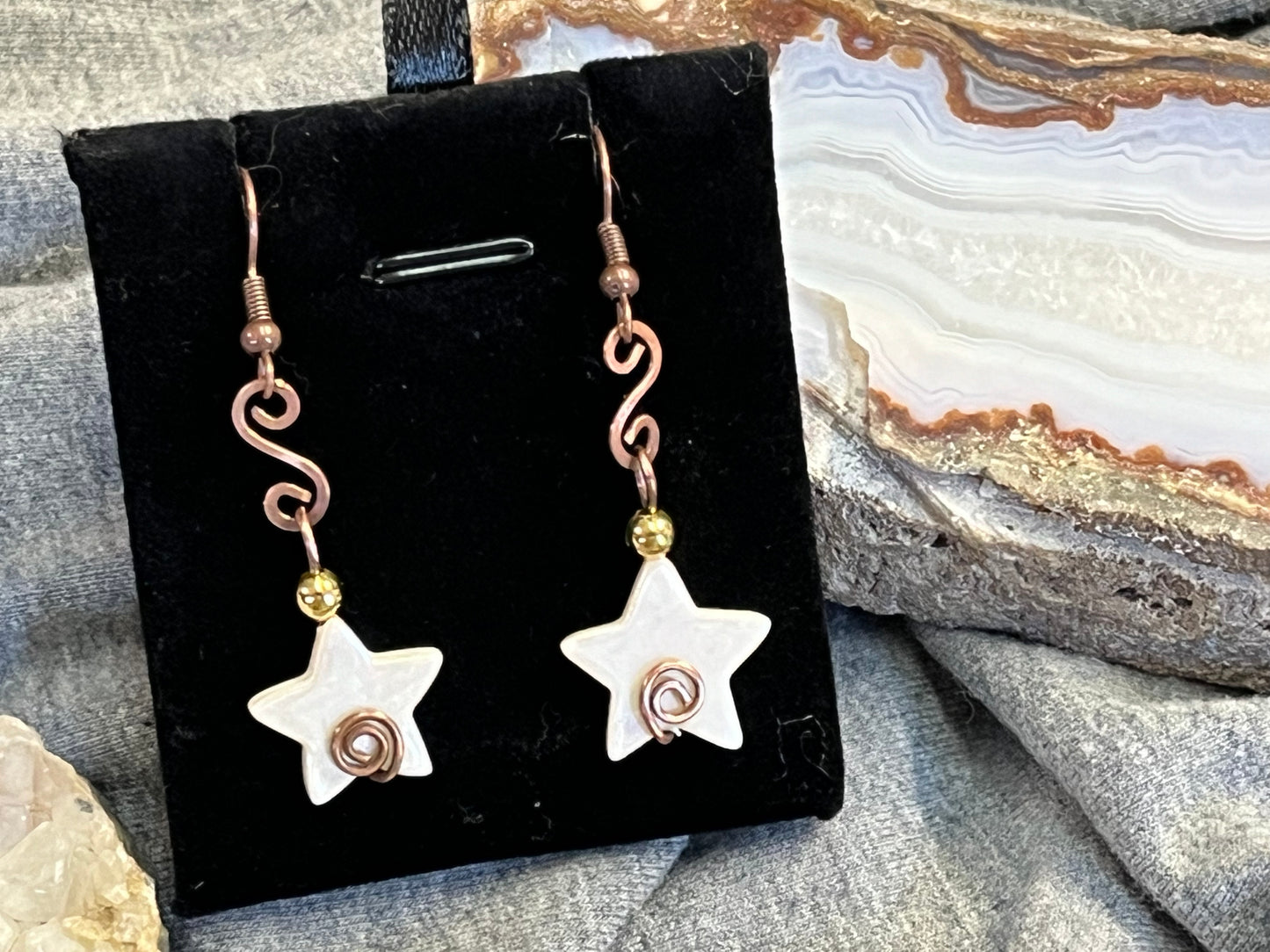 Star earrings