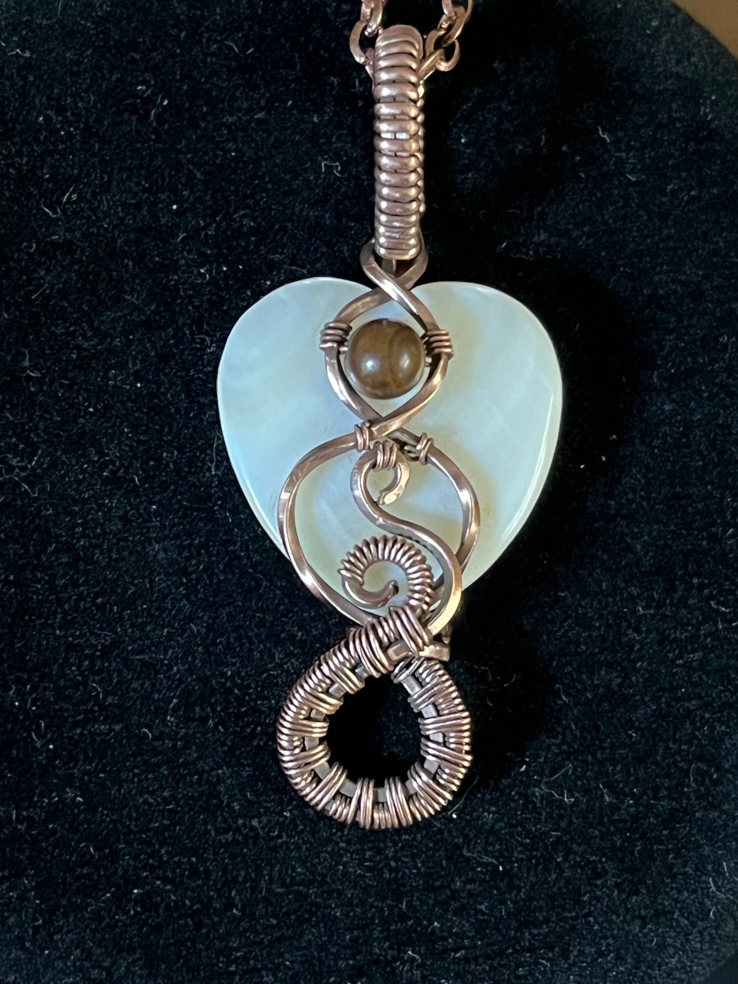 Shell Heart Pendant