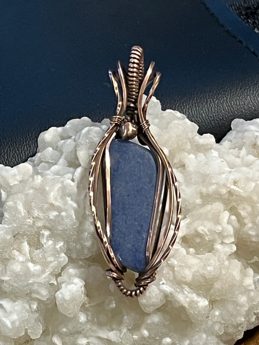 Blue Jade Pendant