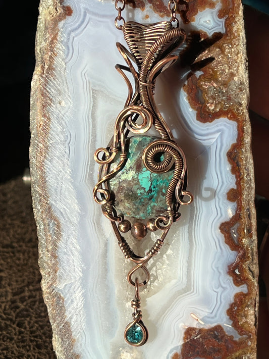 Chrysocolla Pendant