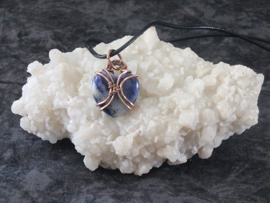 Sodalite Heart Pendant