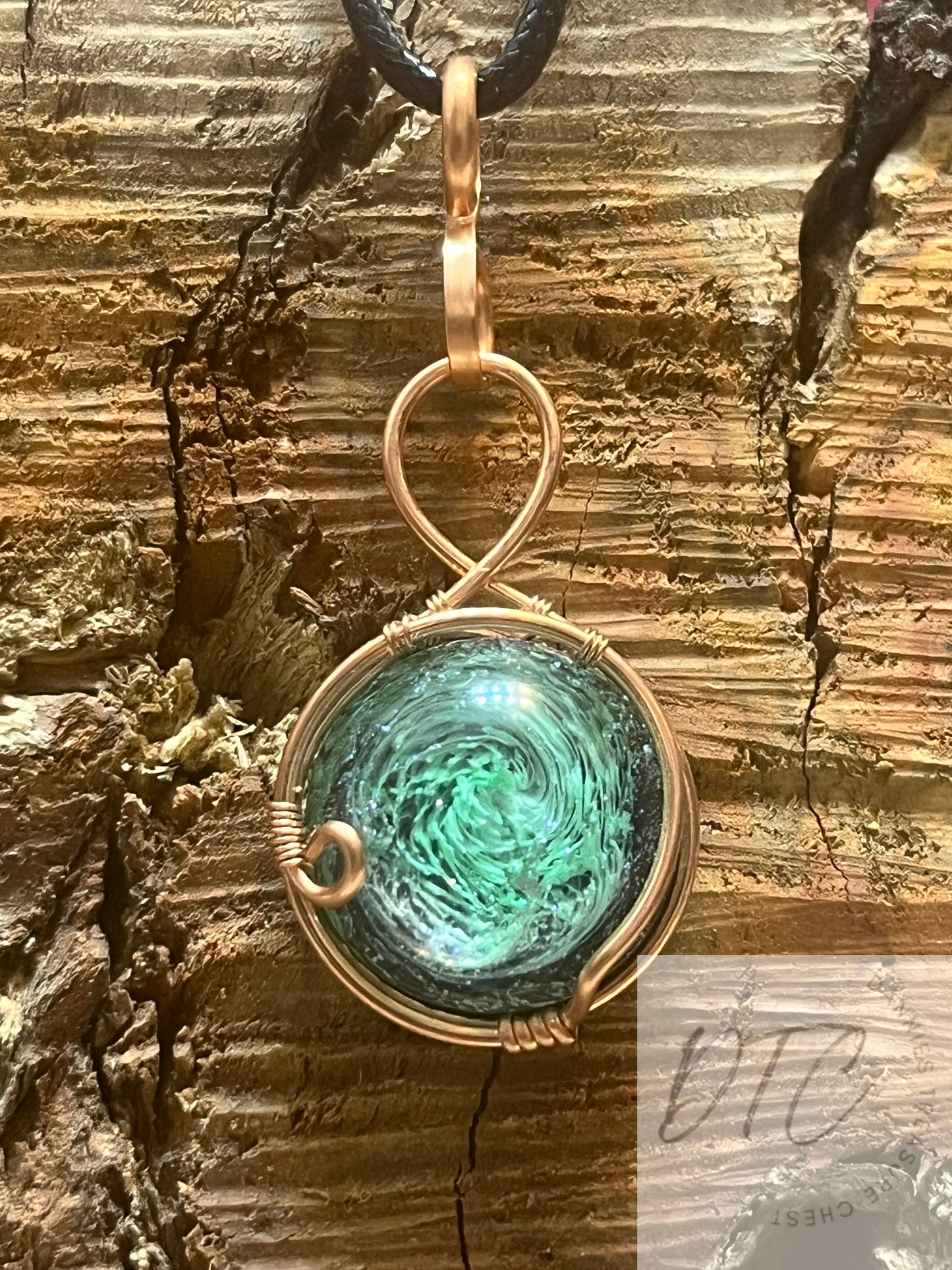 Resin Galaxy Pendant