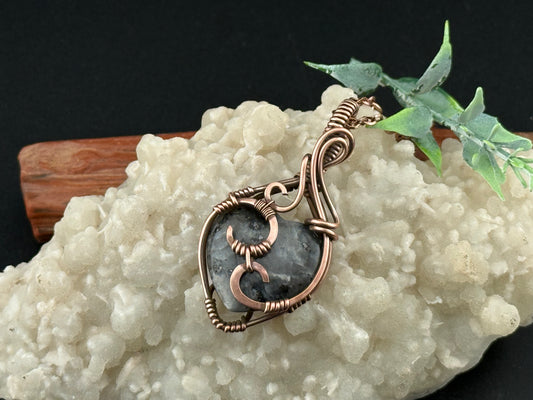 Quartz Heart Pendant