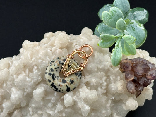Dalmatian Jasper Pendant