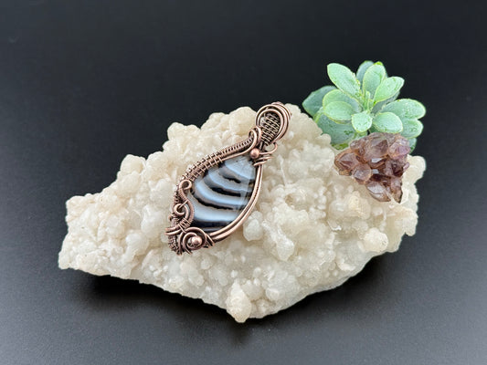 Black Agate Pendant